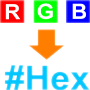 RGB إلى HEX